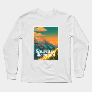 Schweitzer Mountain ski - Idaho Long Sleeve T-Shirt